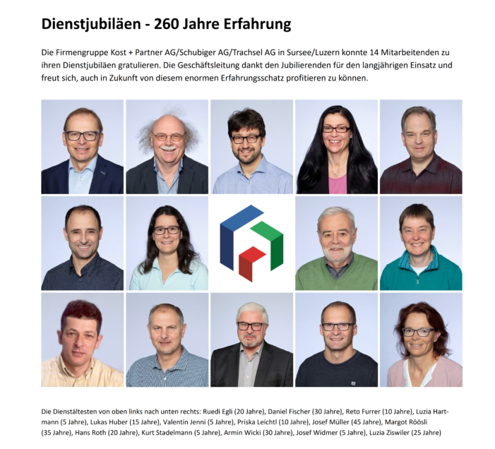 Dienstjubiläen 2020